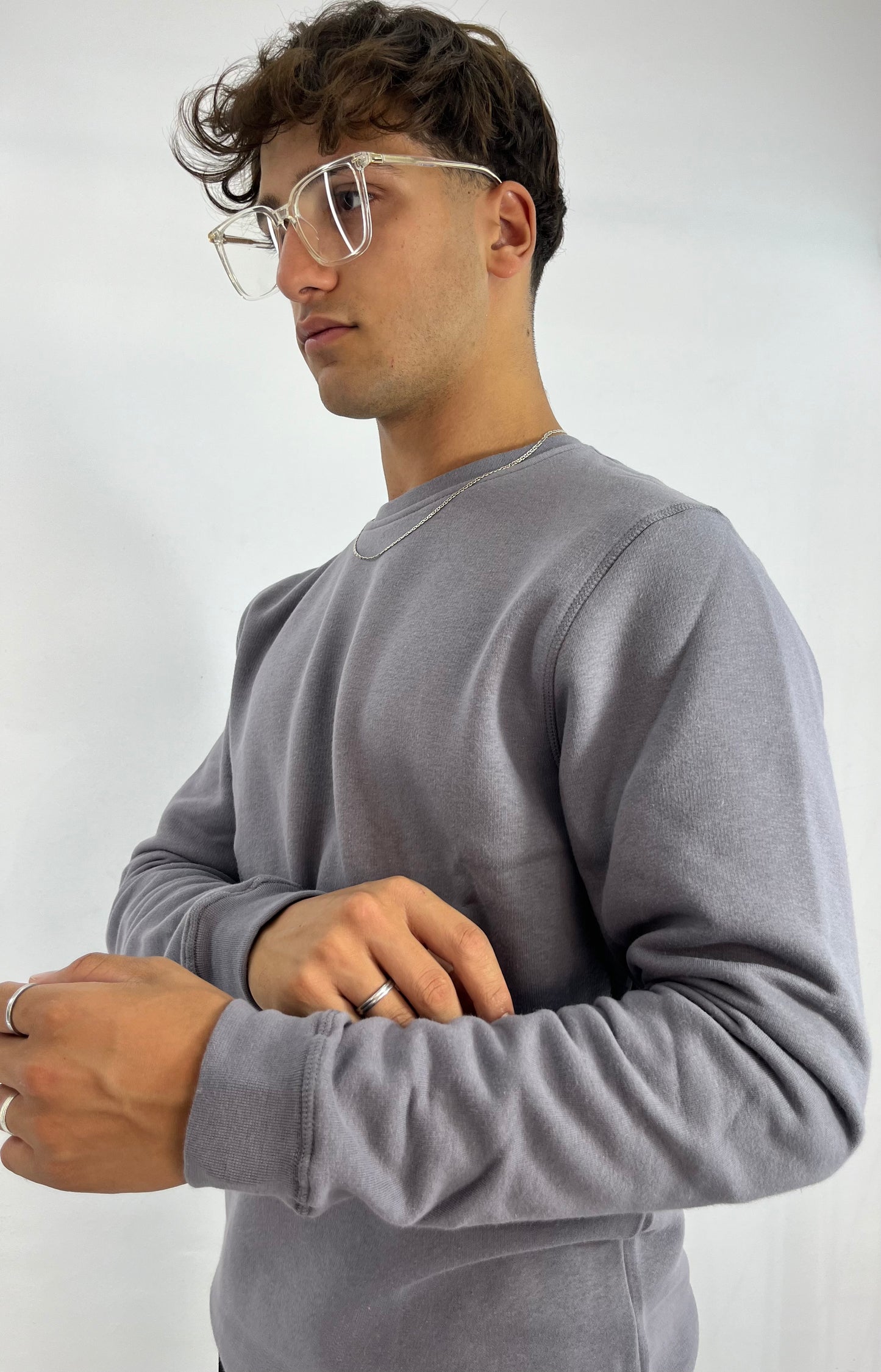 SWEATSHIRT REGULAR (GRIS )