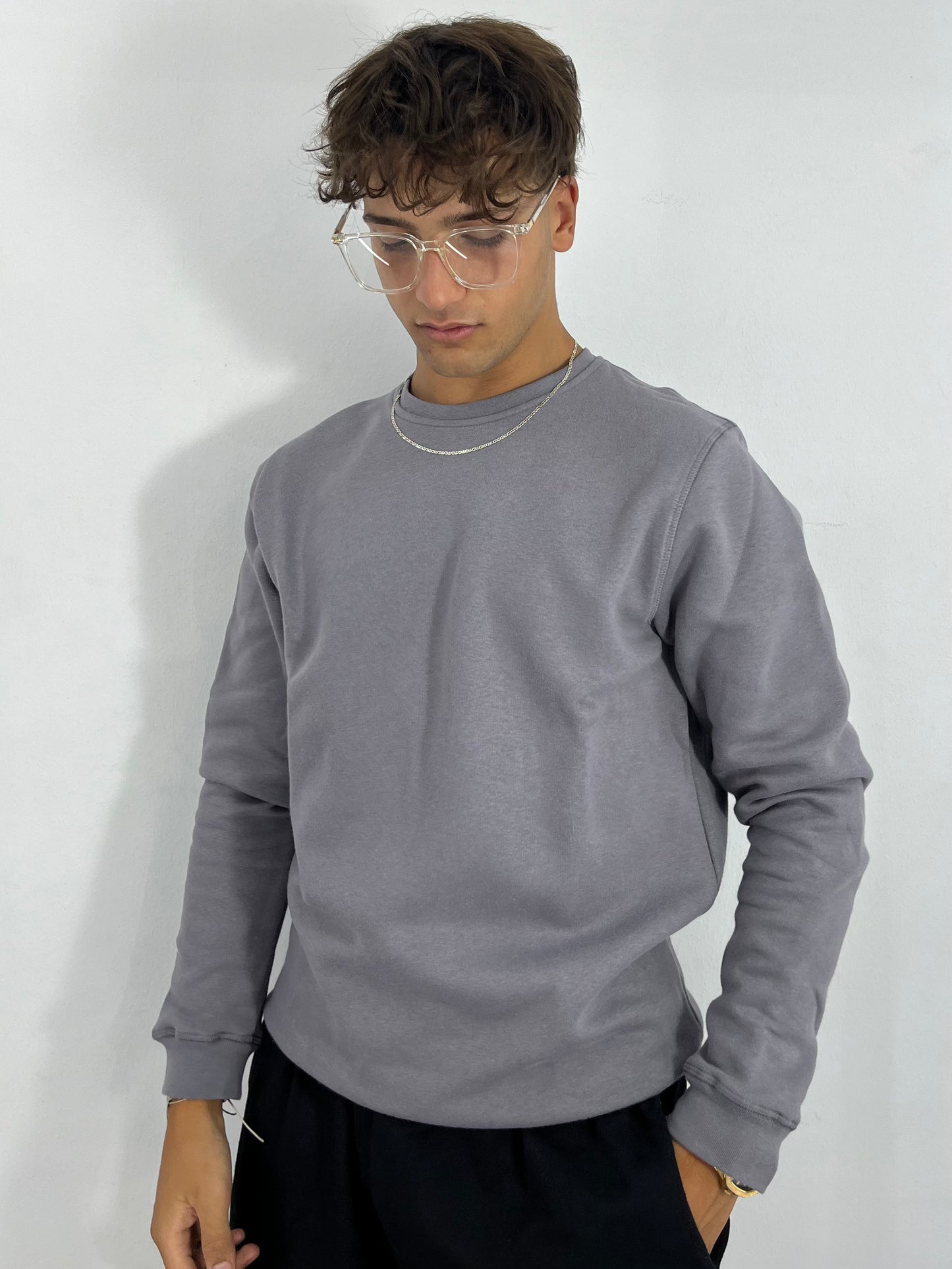 SWEATSHIRT REGULAR (GRIS )