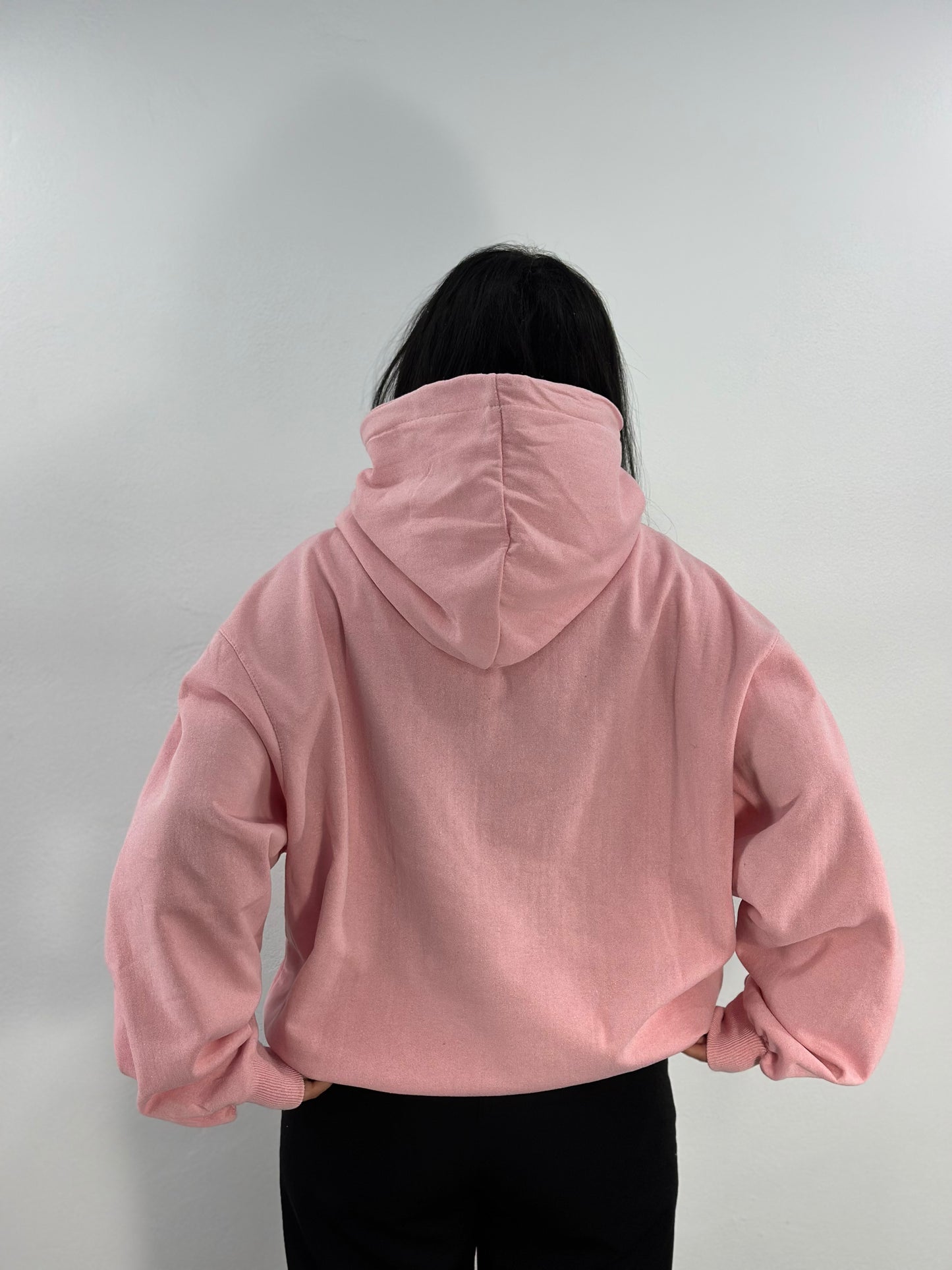 HOODIE OVERSIZED (rose )